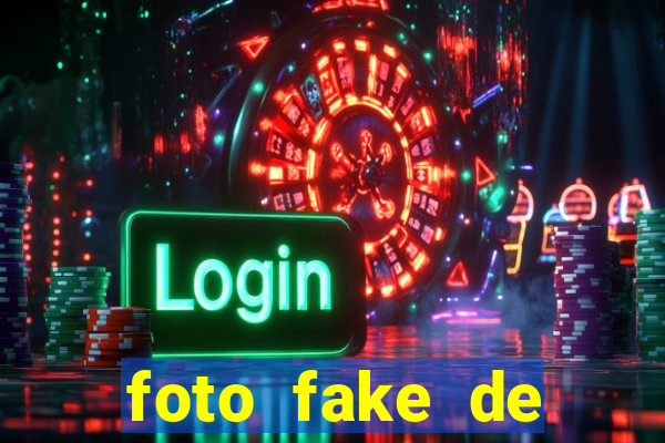foto fake de mulher no espelho